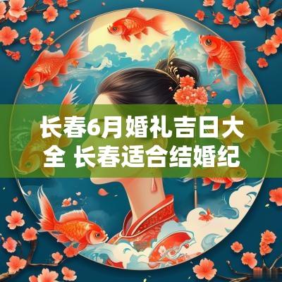 长春6月婚礼吉日大全 长春适合结婚纪念日的餐厅