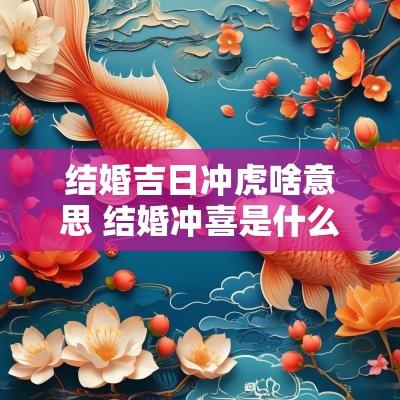 结婚吉日冲虎啥意思 结婚冲喜是什么意思