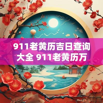 911老黄历吉日查询大全 911老黄历万年历吉日查询