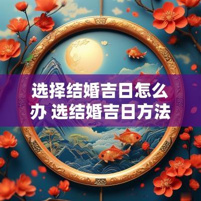 选择结婚吉日怎么办 选结婚吉日方法