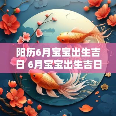 阳历6月宝宝出生吉日 6月宝宝出生吉日