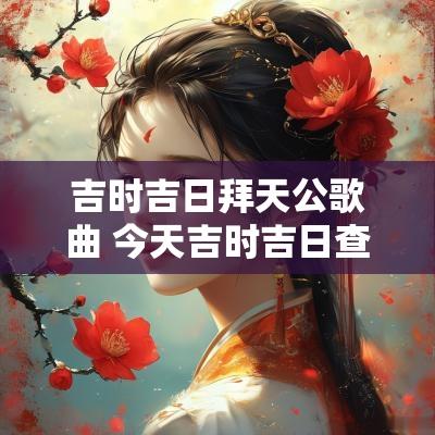 吉时吉日拜天公歌曲 今天吉时吉日查询