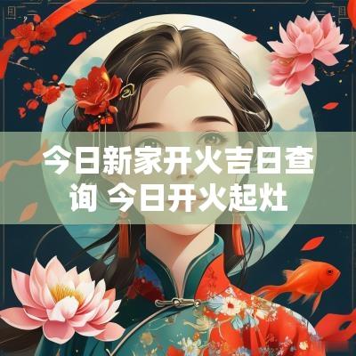 今日新家开火吉日查询 今日开火起灶