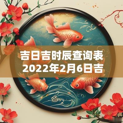 吉日吉时辰查询表 2025年2月6日吉日吉时辰查询表