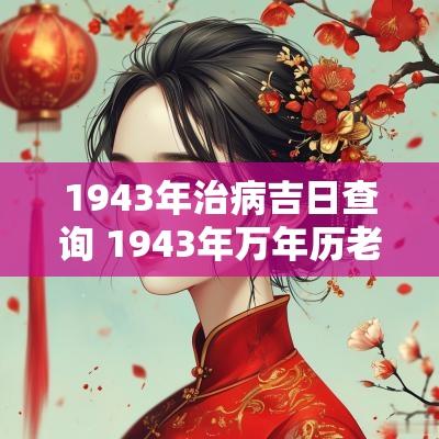 1943年治病吉日查询 1943年万年历老黄历