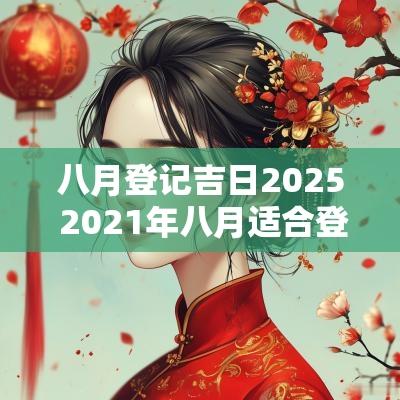 八月登记吉日2025 2025年八月适合登记的日子