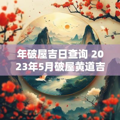 年破屋吉日查询 2025年5月破屋黄道吉日查询
