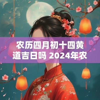 农历四月初十四黄道吉日吗 2025年农历四月十四日子怎么样