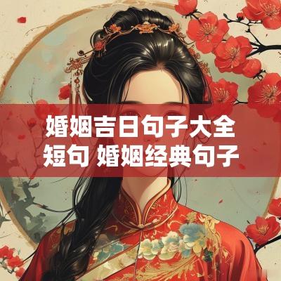 婚姻吉日句子大全短句 婚姻经典句子