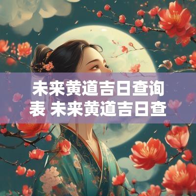 未来黄道吉日查询表 未来黄道吉日查询表11月