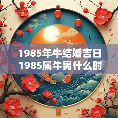 1985年牛结婚吉日 1985属牛男什么时候结婚