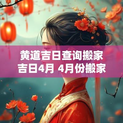 黄道吉日查询搬家吉日4月 4月份搬家的黄道吉日查询2025年