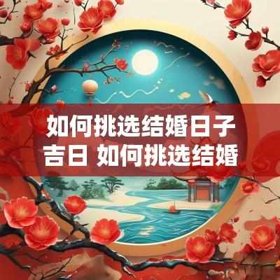 如何挑选结婚日子吉日 如何挑选结婚日子吉日和凶日