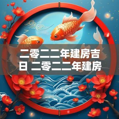 二零二二年建房吉日 二零二二年建房动土吉日