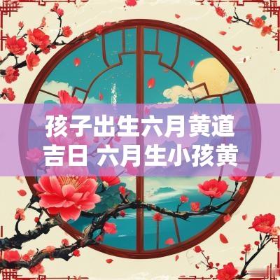 孩子出生六月黄道吉日 六月生小孩黄道吉日 孩子出生六月黄道吉日 六月生小孩黄道吉日