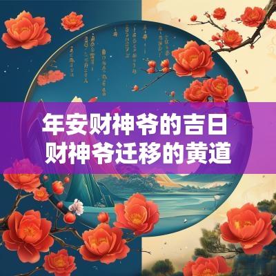 年安财神爷的吉日 财神爷迁移的黄道吉日