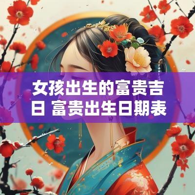 女孩出生的富贵吉日 富贵出生日期表