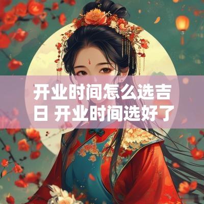 开业时间怎么选吉日 开业时间选好了需要提前多久
