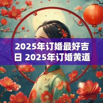 2025年订婚最好吉日 2025年订婚黄道吉日