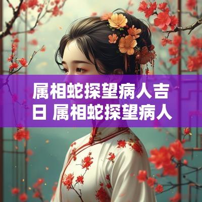 属相蛇探望病人吉日 属相蛇探望病人吉日有哪些