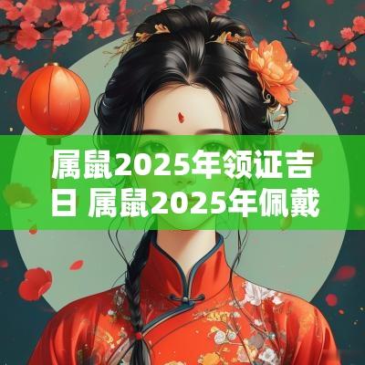 属鼠2025年领证吉日 属鼠2025年佩戴什么最旺财