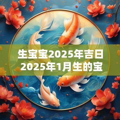 生宝宝2025年吉日 2025年1月生的宝宝属什么生肖