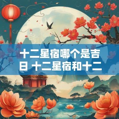 十二星宿哪个是吉日 十二星宿和十二星座的区别