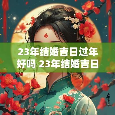 23年结婚吉日过年好吗 23年结婚吉日过年好吗视频