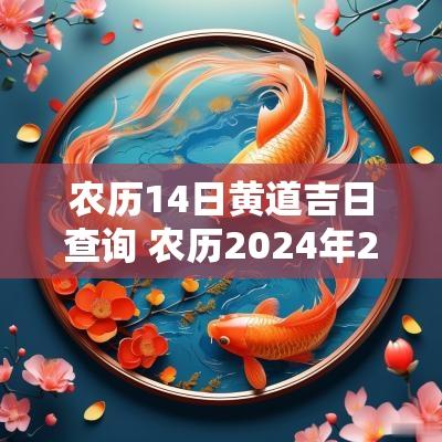 农历14日黄道吉日查询 农历2025年2月14日黄道吉日查询