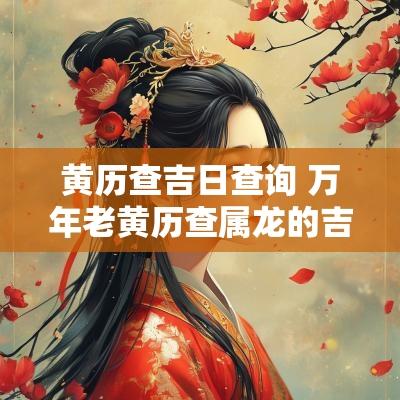 黄历查吉日查询 万年老黄历查属龙的吉日查询