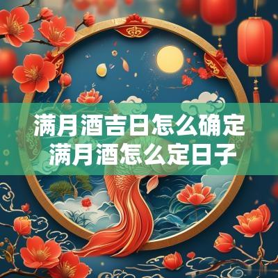 满月酒吉日怎么确定 满月酒怎么定日子