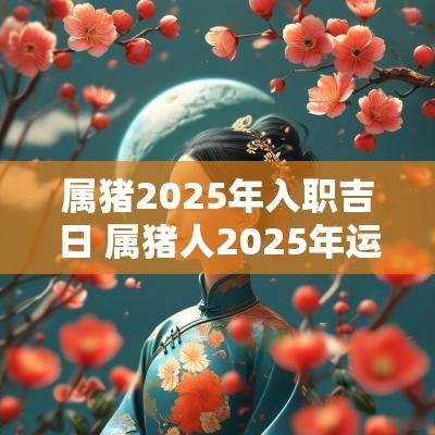 属猪2025年入职吉日 属猪人2025年运势及每月运势如何