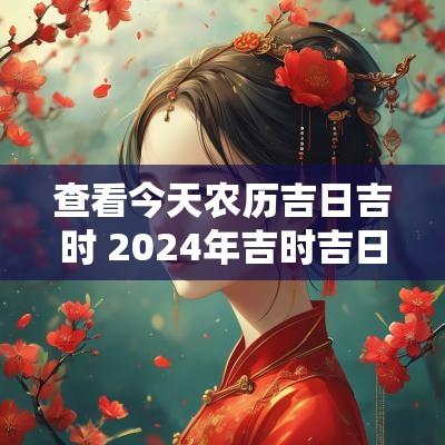 查看今天农历吉日吉时 2025年吉时吉日查询老黄历