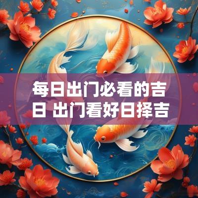每日出门必看的吉日 出门看好日择吉日黄历2025年