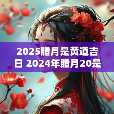 2025腊月是黄道吉日 2025年腊月20是黄道吉日吗