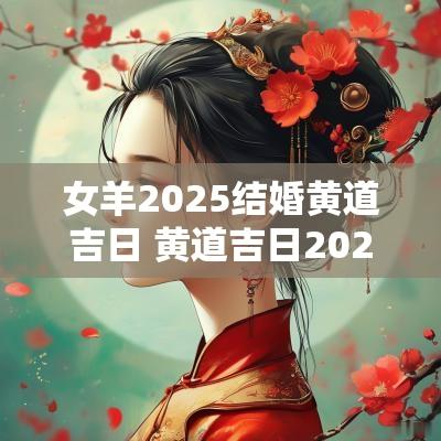 女羊2025结婚黄道吉日 黄道吉日2025结婚吉日