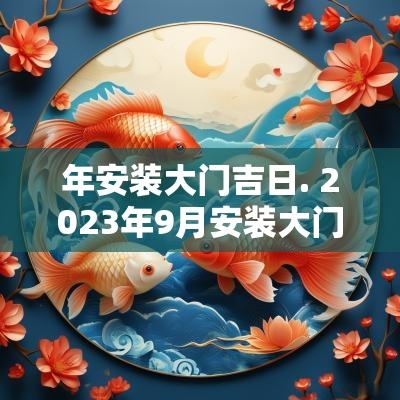 年安装大门吉日. 2025年9月安装大门吉日及时间