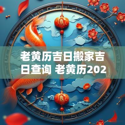 老黄历吉日搬家吉日查询 老黄历2025年9月搬家黄道吉日查询