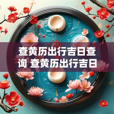查黄历出行吉日查询 查黄历出行吉日查询最新