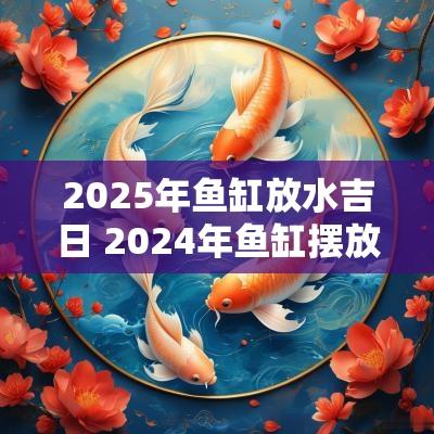 2025年鱼缸放水吉日 2025年鱼缸摆放最佳的位置