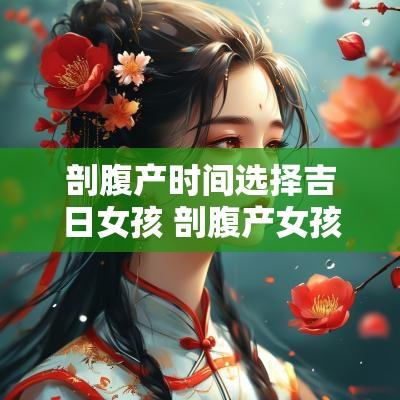 剖腹产时间选择吉日女孩 剖腹产女孩选日子有讲究吗