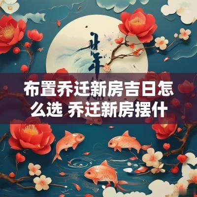 布置乔迁新房吉日怎么选 乔迁新房摆什么植物好