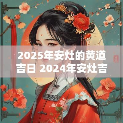 2025年安灶的黄道吉日 2025年安灶吉日
