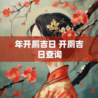 年开厕吉日 开厕吉日查询