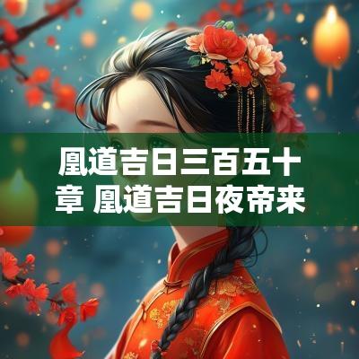凰道吉日三百五十章 凰道吉日夜帝来接嫁