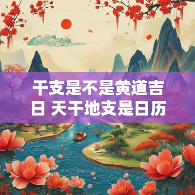 干支是不是黄道吉日 天干地支是日历还是月历