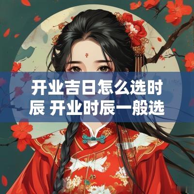 开业吉日怎么选时辰 开业时辰一般选几点