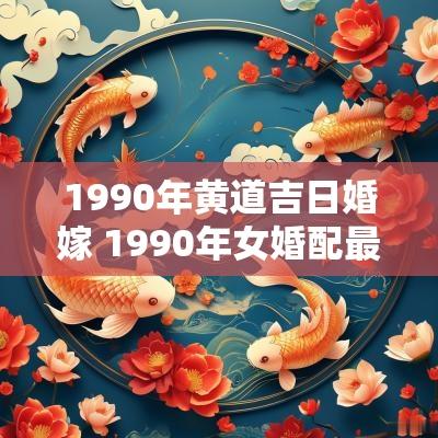 1990年黄道吉日婚嫁 1990年女婚配最佳对象是谁