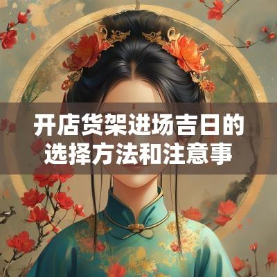 开店货架进场吉日的选择方法和注意事项