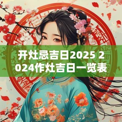 开灶忌吉日2025 2025作灶吉日一览表
